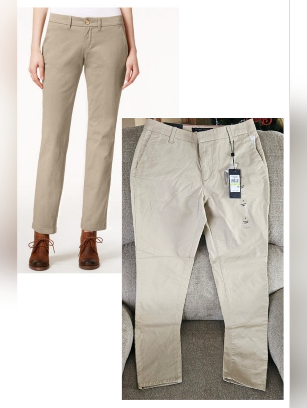 NWT Tommy Hilfiger 4 Montauk Heritage Chino Pants Macy's Skinny Slim AL-2087